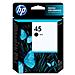 51645aE Cartuccia Ink Originale 45 Nera per HP Deskjet 1000cse 6122 Officejet Pro 1150cse K80 Capacità 930 Pagine - Foto miniatura 6