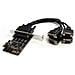 Scheda PCI Express seriale a 4 porte RS-232 con cavo di ripartizione - Foto miniatura 1
