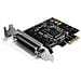 Scheda PCI Express seriale a 4 porte RS-232 con cavo di ripartizione - Foto miniatura 5