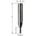 Fresa Tagli Diritti Z2+1 Hwm S=8x33 D=4x10x55 Dx 174.040.11 - Foto miniatura 1