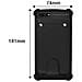 Cover Smartphone 5,0"" A 5,3"" Cover Universale Silicone Porta-carte - Nero - Foto miniatura 3
