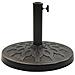 Base Per Parasole Rotonda In Poliresina 13 Kg Bronzo - Foto miniatura 2