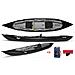 Canoa Gonfiabile Rush 2 Nera Con Pinna 045605-k - Foto miniatura 1