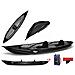 Canoa Gonfiabile Rush 2 Nera Con Pinna 045605-k - Foto miniatura 2