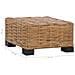Tavolino da Salotto 47x47x28 cm in Rattan Naturale - Foto miniatura 3