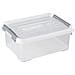 Bote De Rangement Handy Plus - Clips Gris - Couvercle Transparent - 12 L - Foto miniatura 1