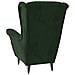 Poltrona Verde Scuro In Velluto - Foto miniatura 2