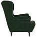 Poltrona Verde Scuro In Velluto - Foto miniatura 3
