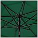 Ombrellone a 3 Livelli con Palo in Alluminio Verde 3 m - Foto miniatura 3