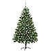 Set Albero Natale Artificiale LED e Palline Verde 210 cm - Foto miniatura 1