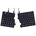 Rgosp-ukwibl Tastiera Ergonomico Qwerty Nero - Foto miniatura 1