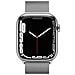 Watch Series 7 45mm Impermeabile 5ATM GPS + Cellular 32GB WiFi / Bluetooth con Cinturino Loop Milanese Colore Argento - Foto miniatura 2