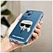 Cover Glitterata Per Iphone 13 Mini Con Icona Karl Trasparente - Foto miniatura 3