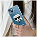Cover Glitterata Per Iphone 13 Mini Con Icona Karl Trasparente - Foto miniatura 4