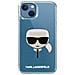 Cover Glitterata Per Iphone 13 Mini Con Icona Karl Trasparente - Foto miniatura 5