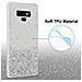 Custodia Compatibile Con Samsung Galaxy Note 9 In Trasparente Con Glitter - Coperchio Protettivo In Silicone Tpu Flessibile Con Glitter Scintillanti - Foto miniatura 3
