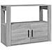 Credenza Grigio Sonoma 80x30x60 Cm In Legno Multistrato - Foto miniatura 2