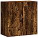 Armadietto A Muro Rovere Fumo 60x31x60 Cm In Legno Multistrato - Foto miniatura 1