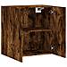 Armadietto A Muro Rovere Fumo 60x31x60 Cm In Legno Multistrato - Foto miniatura 5