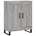 Credenza Grigio Sonoma 69,5x34x90 Cm In Legno Multistrato - Foto miniatura 2