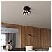 Sollux Lighting Lampada A Soffitto Savar 3 Nero Sl.1131 - Moderno Lampade Da Soffitto Nero 29x32x32 Cm - Foto miniatura 1