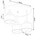 Sollux Lighting Lampada A Soffitto Savar 3 Nero Sl.1131 - Moderno Lampade Da Soffitto Nero 29x32x32 Cm - Foto miniatura 5