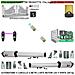 Cancello Automatico Da 6 Metri 2 Ante Da 3 Metri Kit Base 2 Motori 230 V Spinta 2 Q.li 2 Radiocomandi Faro 3 Candele C - Foto miniatura 1