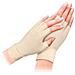 1 Paio Di Guanti Mezze Dita A Compressione Per Alleviare Il Dolore Alle Dita E Alle Mani Beige - Foto miniatura 5