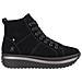 Black Casual Closed Booties Stivaletti Pelle Scamosciata /nabuk Scarpe Donna Nero Eu 37, W0960-00 - Foto miniatura 2