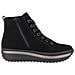 Black Casual Closed Booties Stivaletti Pelle Scamosciata /nabuk Scarpe Donna Nero Eu 37, W0960-00 - Foto miniatura 3