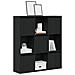 Libreria Rovere Nero 89x24x101,5 Cm In Legno Multistrato - Foto miniatura 1