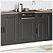 Pannello Lavastoviglie Kalmar Nero 45x1,5x67 Cm In Truciolato - Foto miniatura 3