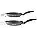 Set Di 2 Padelle In Alluminio Da 20 E 28 Cm, Con Ottimo Rivestimento Antiaderente, Senza Coperchio, Anche Per Induzione - Foto miniatura 3
