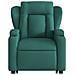 Poltrona Alzapersona Massaggiante Verde Scuro in Tessuto - Foto miniatura 9