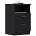 Comodini 2 pezzi Nero Rovere 40x35x65 cm Legno ingegnerizzato - Foto miniatura 3