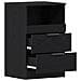 Comodini 2 pezzi Nero Rovere 40x35x65 cm Legno ingegnerizzato - Foto miniatura 5