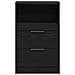 Comodini 2 pezzi Nero Rovere 40x35x65 cm Legno ingegnerizzato - Foto miniatura 7