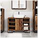 Mobile Lavabo da Bagno Legno Vecchio 91x35x60 cm Legno Ingegnerizzato - Foto miniatura 2