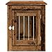 Gabbia Cani da Arredamento Legno Antico Legno Multistrato - Foto miniatura 4