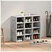 Scarpiera Grigio cemento 77.5 x 30 x 67 cm Legno multistrato - Foto miniatura 4