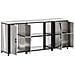 Set di Stoccaggio per Cucina 3 pcs Argento 210 x 50 x 92 cm - Foto miniatura 7