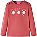 Maglietta per Bambini Maniche Lunghe Rosa Bruciato 128 - Foto miniatura 1
