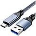 Cavo Usb 3.2 Type-c: Trasferimento Dati Ad Alta Velocità 10gbps E Ricarica Rapida 60w Blue + Grey 5 M - Foto miniatura 1
