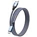 Cavo Usb 3.2 Type-c: Trasferimento Dati Ad Alta Velocità 10gbps E Ricarica Rapida 60w Blue + Grey 5 M - Foto miniatura 3