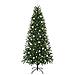 Albero di Natale artificiale con 300 LED Verde 240 cm PE e PVC - Foto miniatura 3