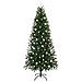 Albero di Natale artificiale con 300 LED Verde 240 cm PE e PVC - Foto miniatura 4
