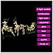 Renne LED con 60 LED 3 pcs Bianco caldo PET - Foto miniatura 9