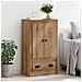 Credenza con cassetto Rovere artigianale 60 x 35,5 x 103,5 cm - Foto miniatura 4