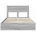 Letto con Contenitore con testiera Grigio Sonoma 160 x 200 cm - Foto miniatura 8