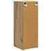 Mobile TV da parete 2 pcs Rovere Artigianale 30 x 31 x 80 cm - Foto miniatura 9